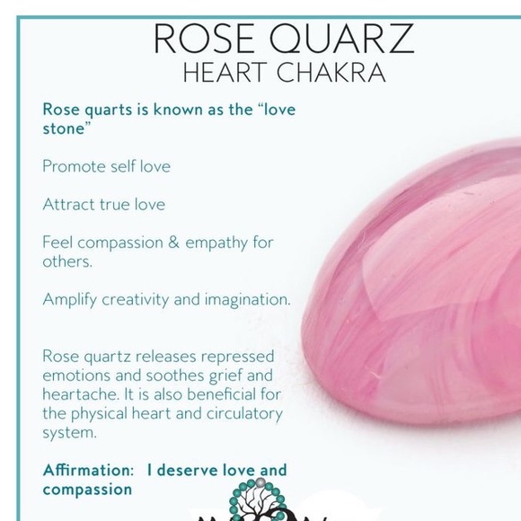 1pc • Rose Quartz Tumbled Stone - Picture 4 of 4